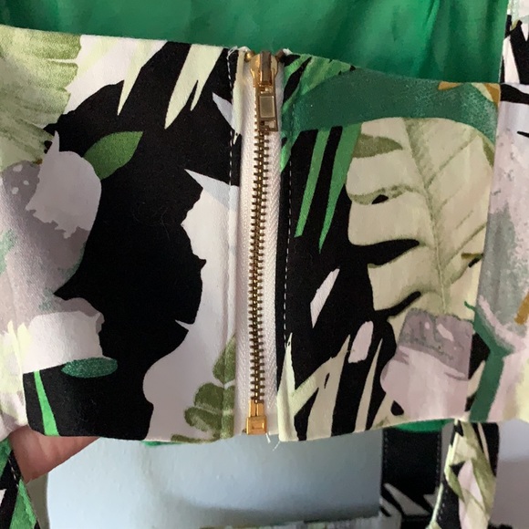 Tropical two piece bodycon dress - Picture 4 of 5